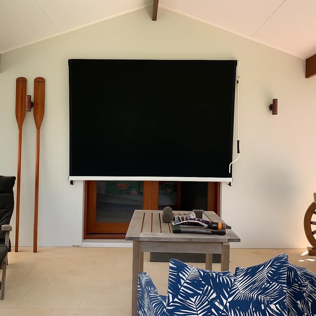 New Drop Awning for Window/Balcony (Black)