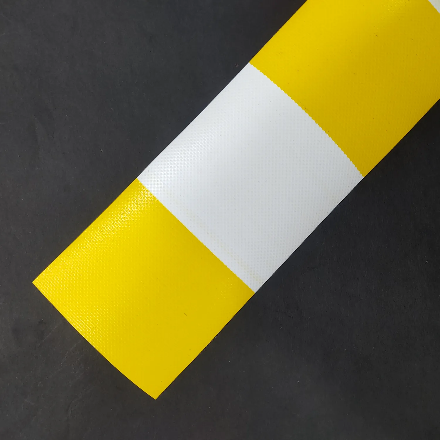 CSC PVC Fabric back (White,yellow))