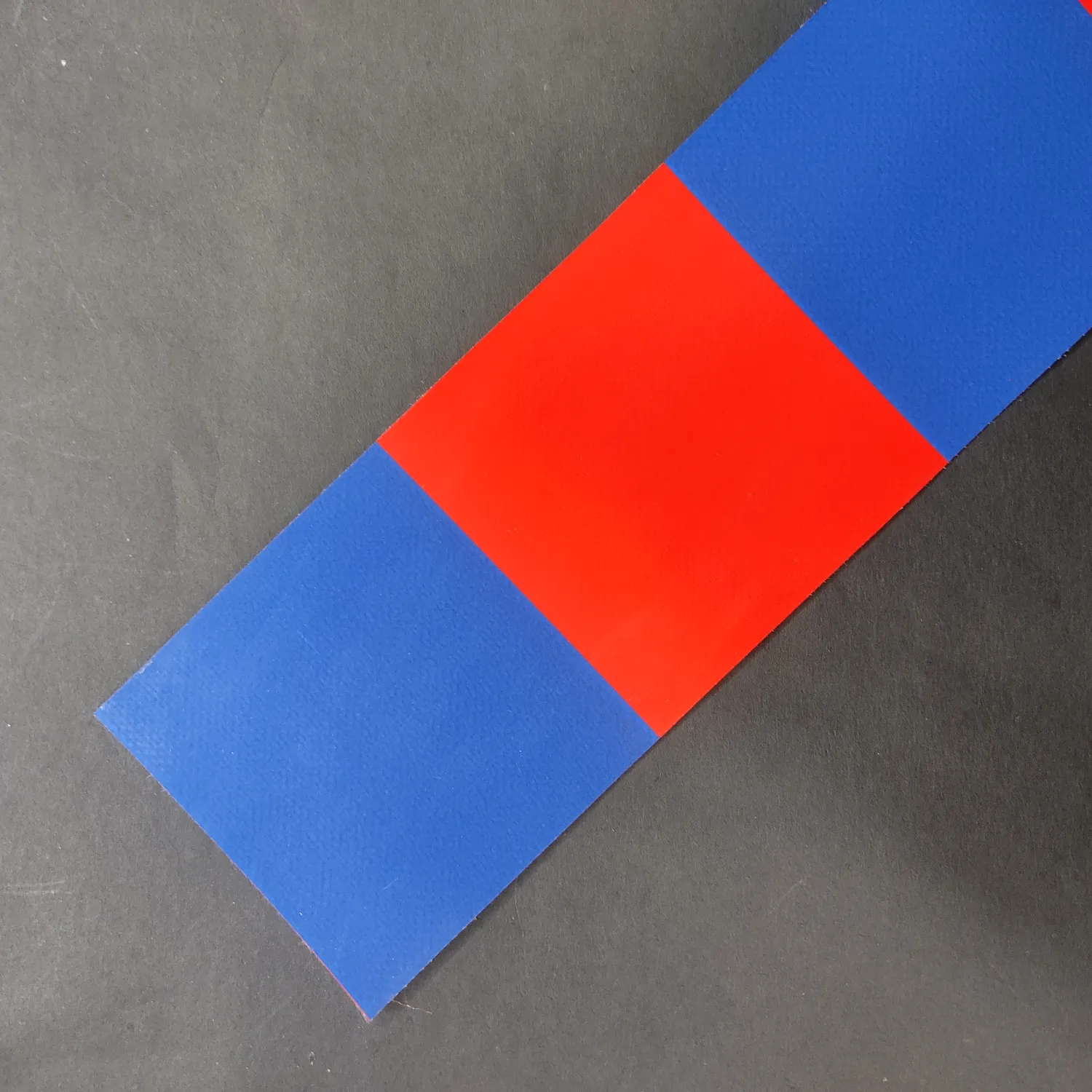 CSC PVC Fabric front (P.blue ,red)