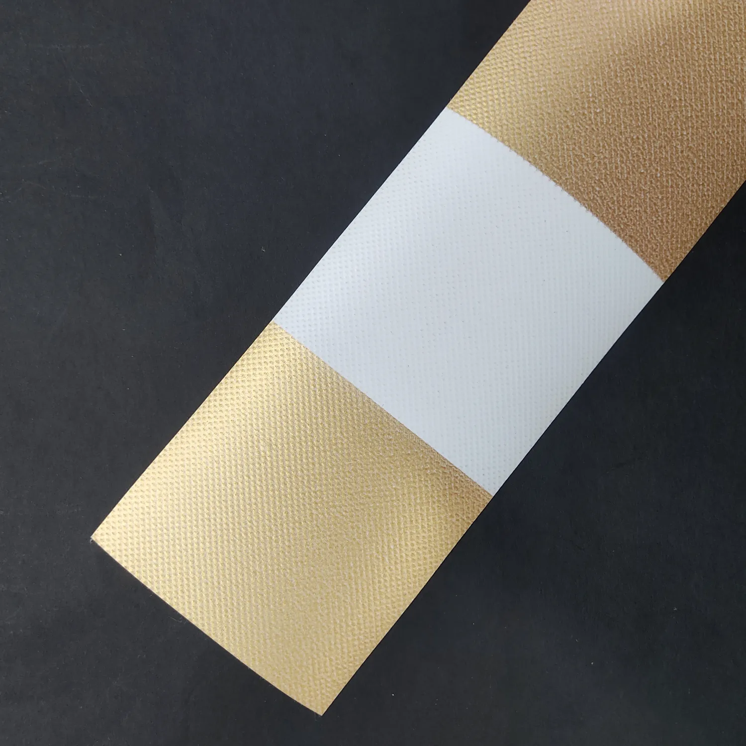 CSC PVC Fabric back(White,gold)