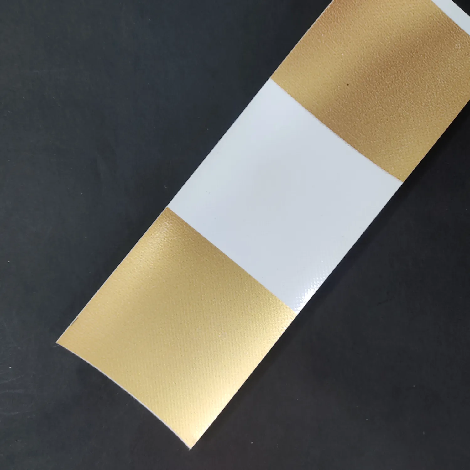 CSC PVC Fabric front (White,gold)
