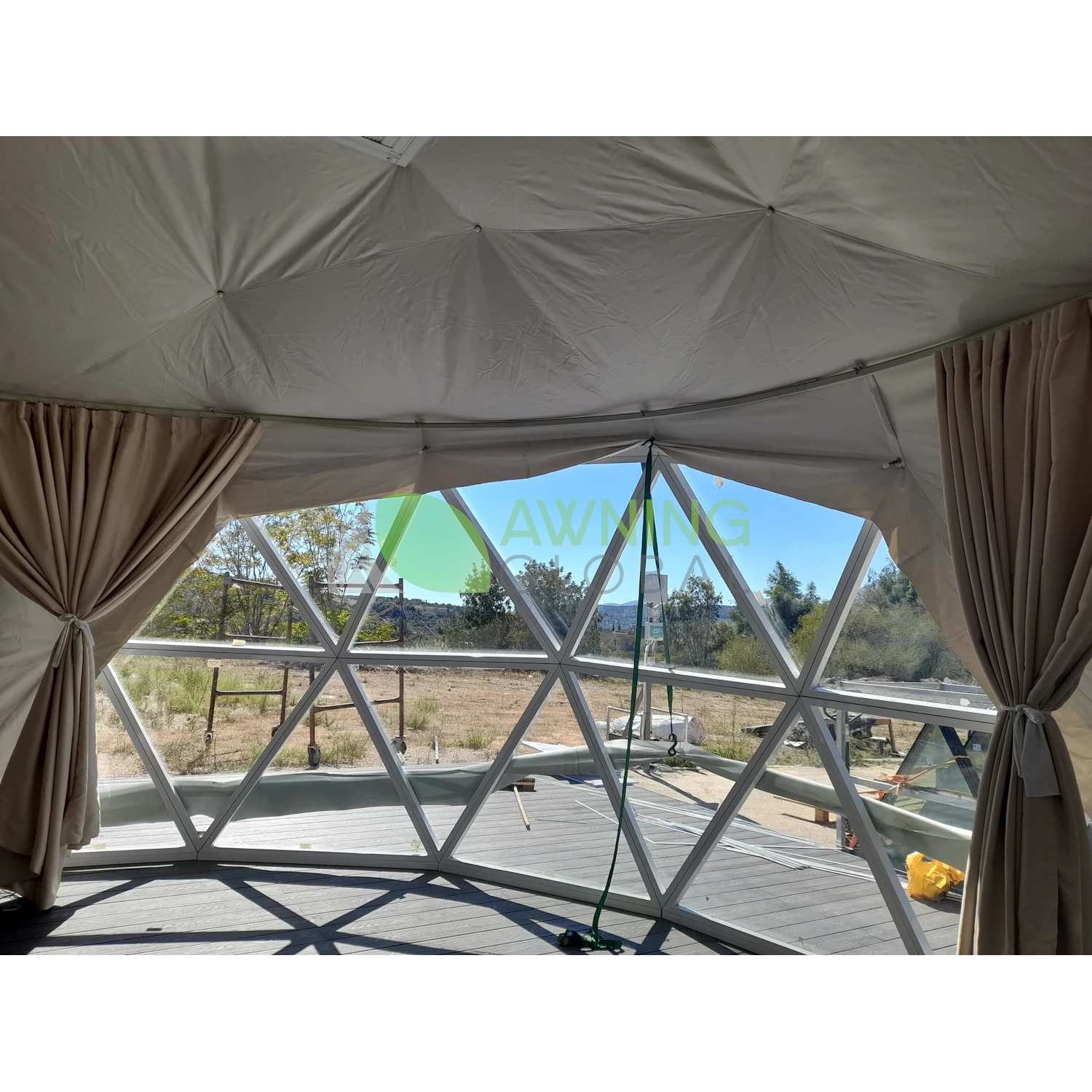 Geodesic dome with glass view first time in India (6)