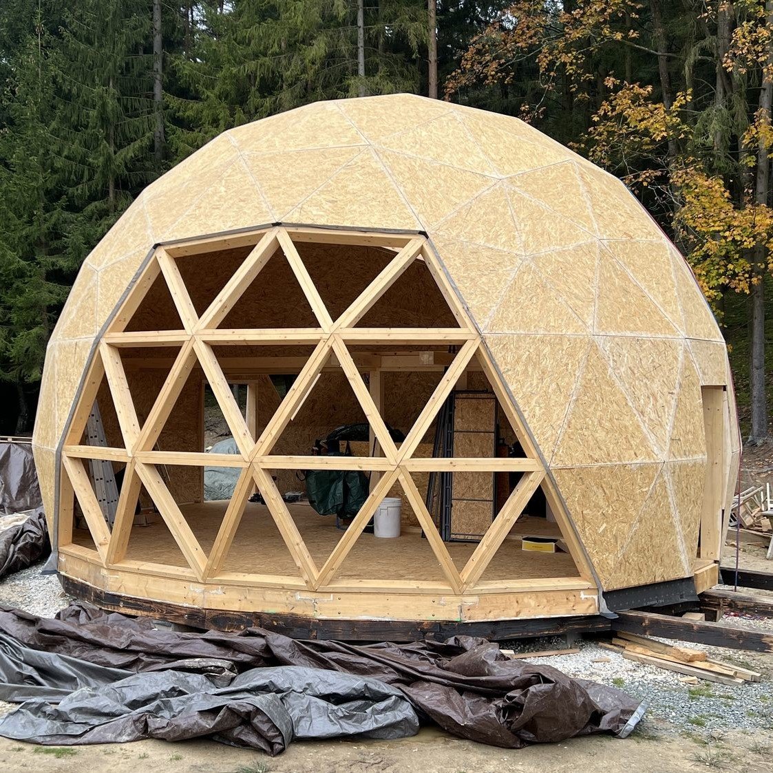 Luxury Wooden dome 6m Dia (304Sqft)
