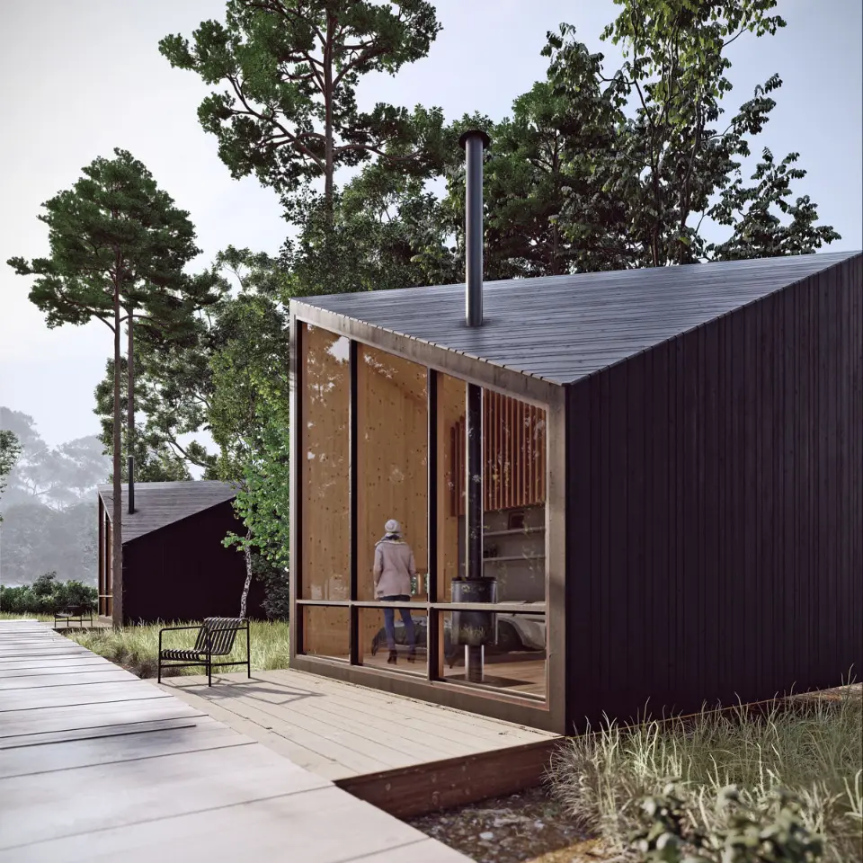Modern Alpine Outpost