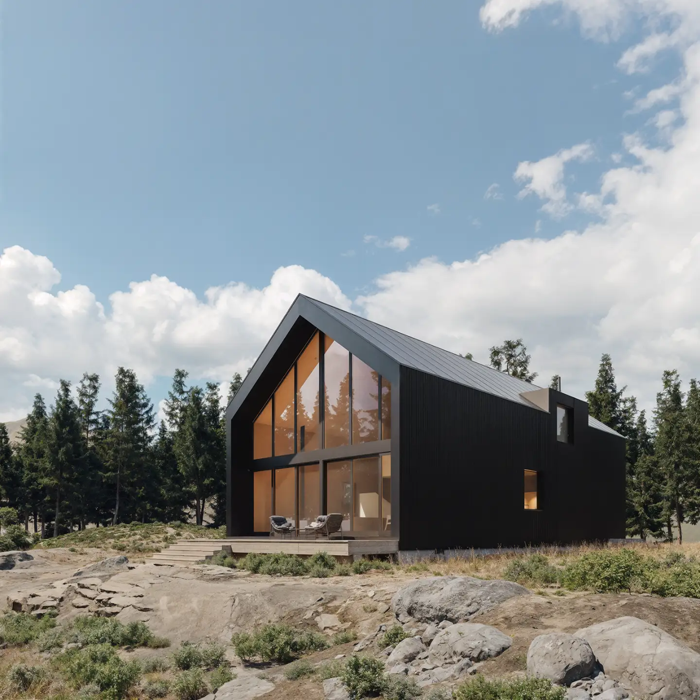 Modern Alpine Family