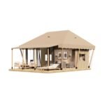 Compact safari glamping tent (7)