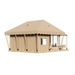 Compact safari glamping tent (7)