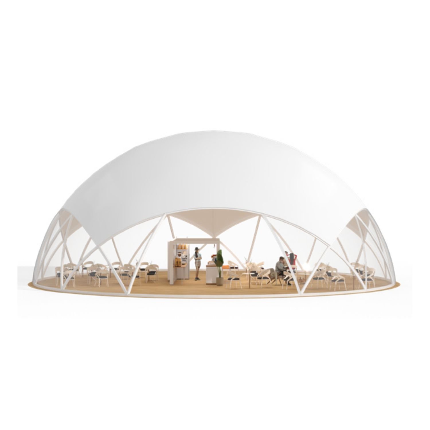Unique Outdoor Restaurant Dome Tent