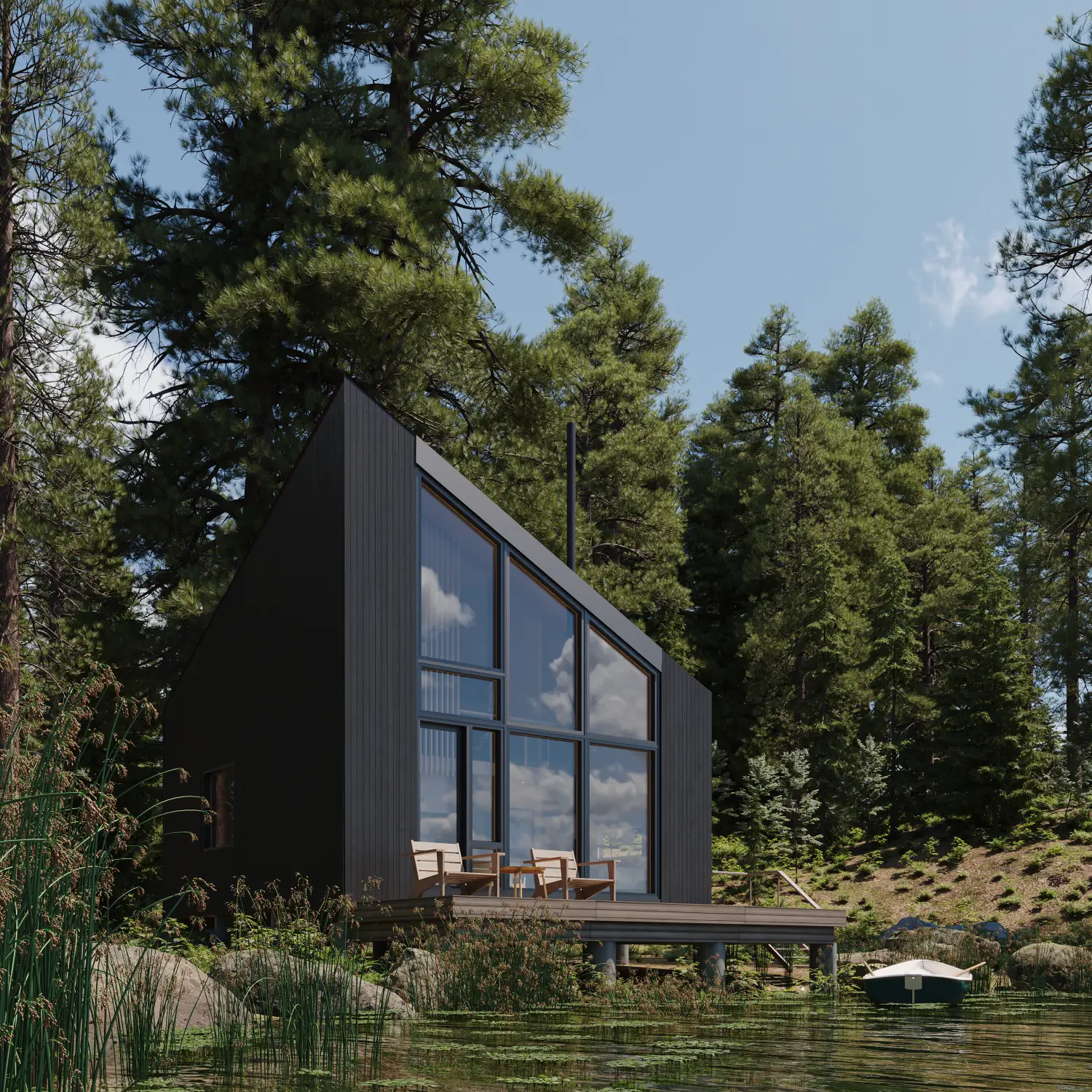 Modern Alpine Cottage with Loft