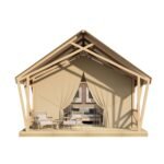 Safari tent with glass door and walls (1)