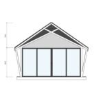 Safari tent with glass door and walls (1)