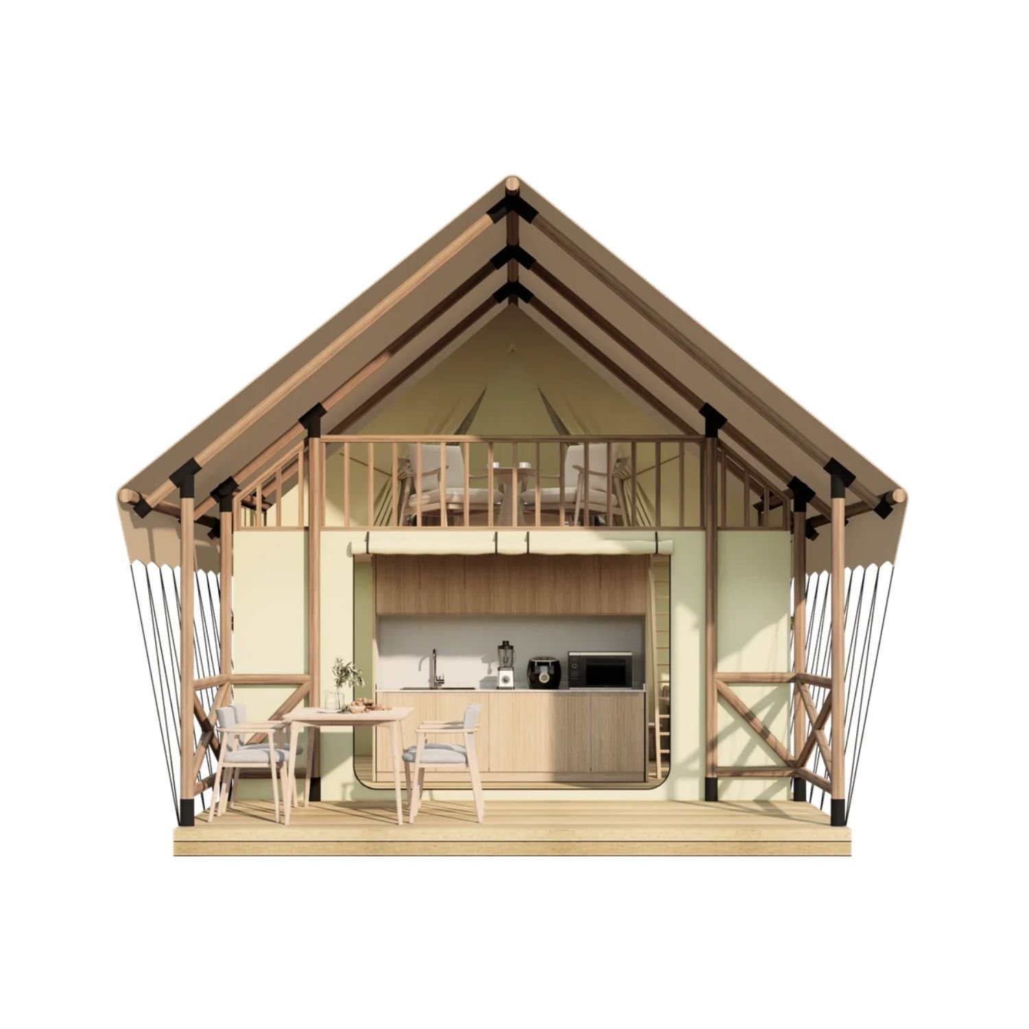 Luxury Safari Tent Studio Suite Double Story