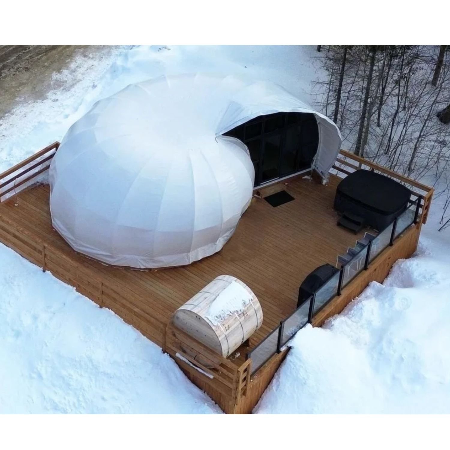 Unique Glamping Snail Tent 8M x 9M