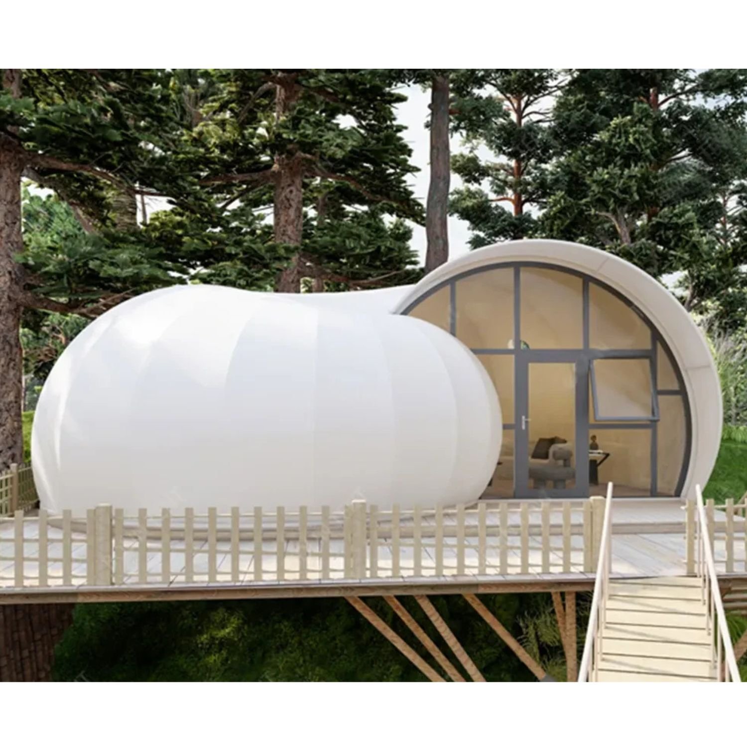 Unique Glamping Snail Tent 6M x 7M