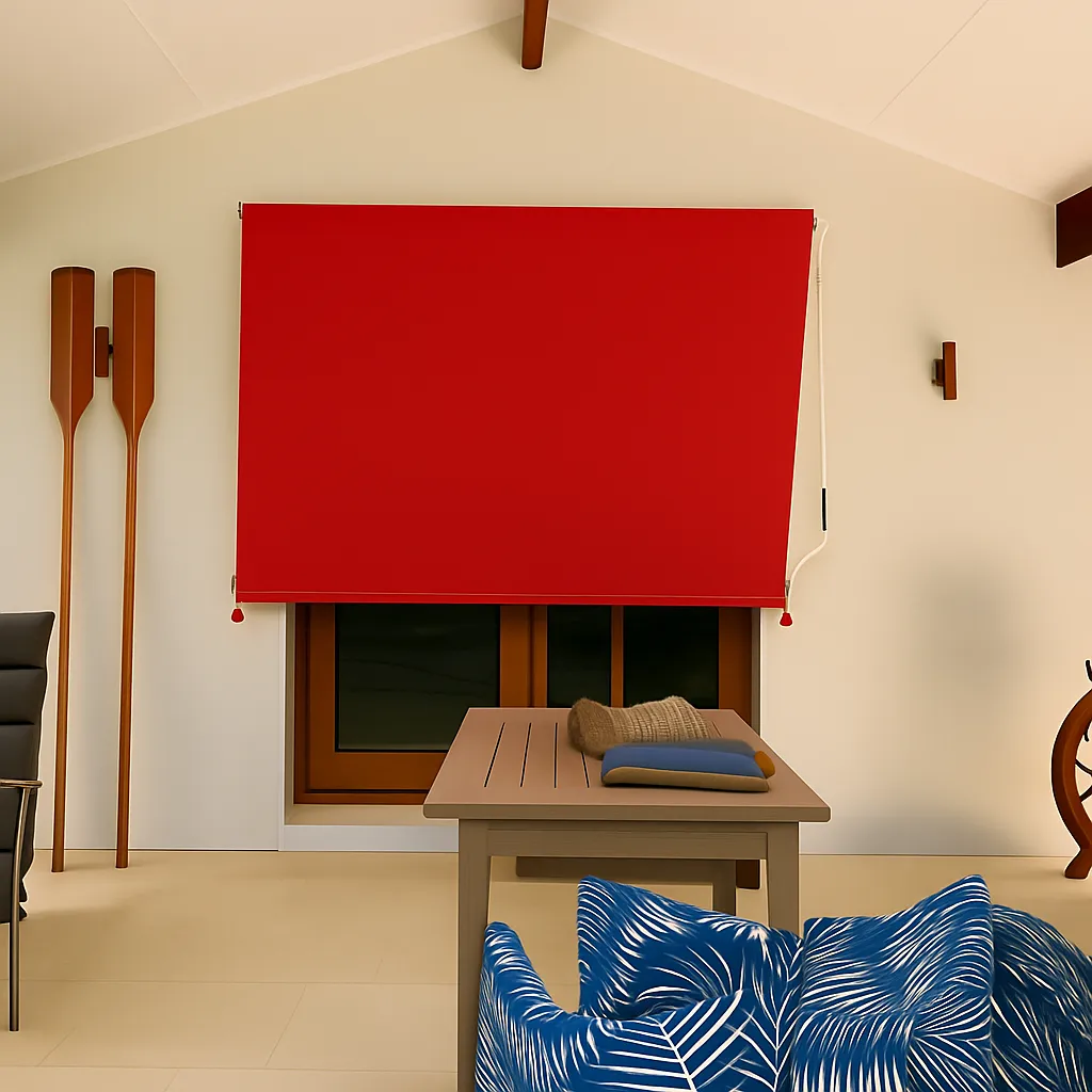 New Drop Awning for Window/Balcony (Red)