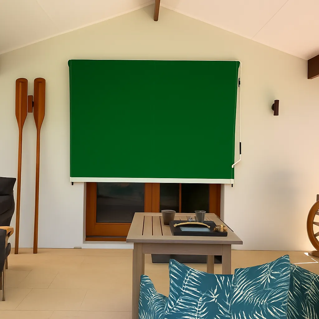 New Drop Awning for Window/Balcony (India Green)